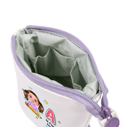 [Copy]Personalised  Name Pencil Case Rainbow Pen Bag Zipper Back to School Gifts for Student