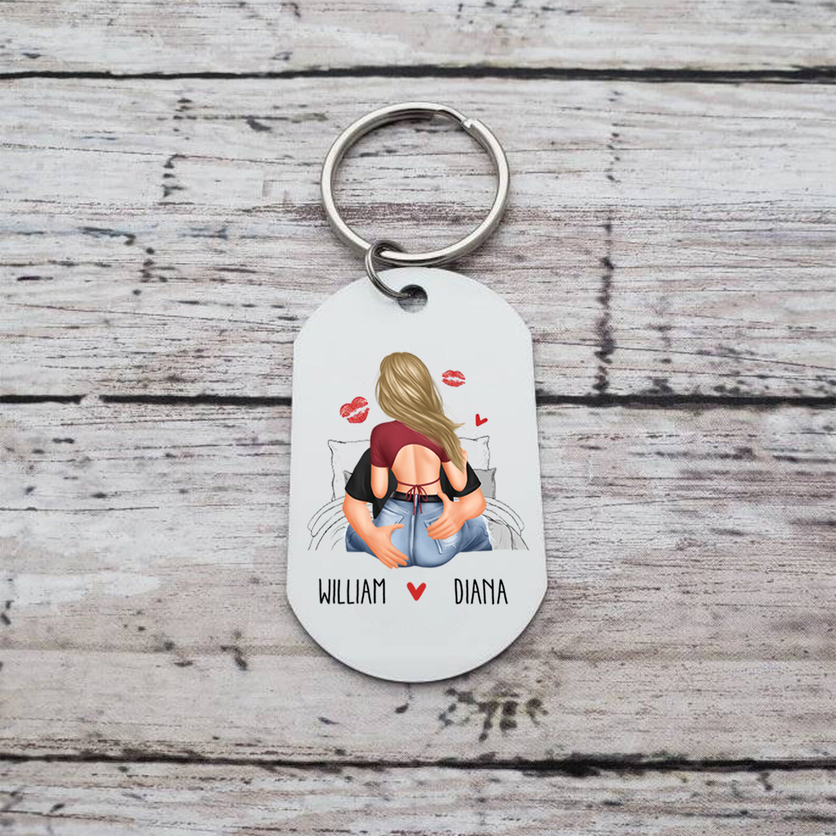 Personalised Keychain IT'S NOT THAT I'M HORNY ALL THE TIME IT'S JUST THAT YOU'RE ALWAYS SEXY Romantic Gift for Couples