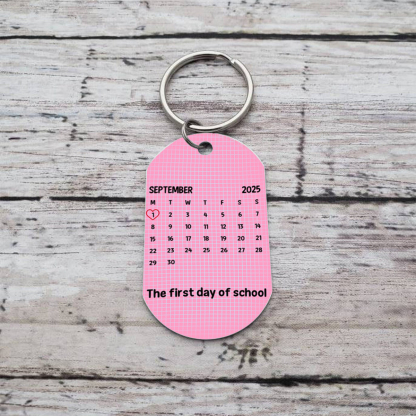 Custom Keyring with Name & Character abd Birth Flower – Personalised Back to school Gift for Kids | Jessemade