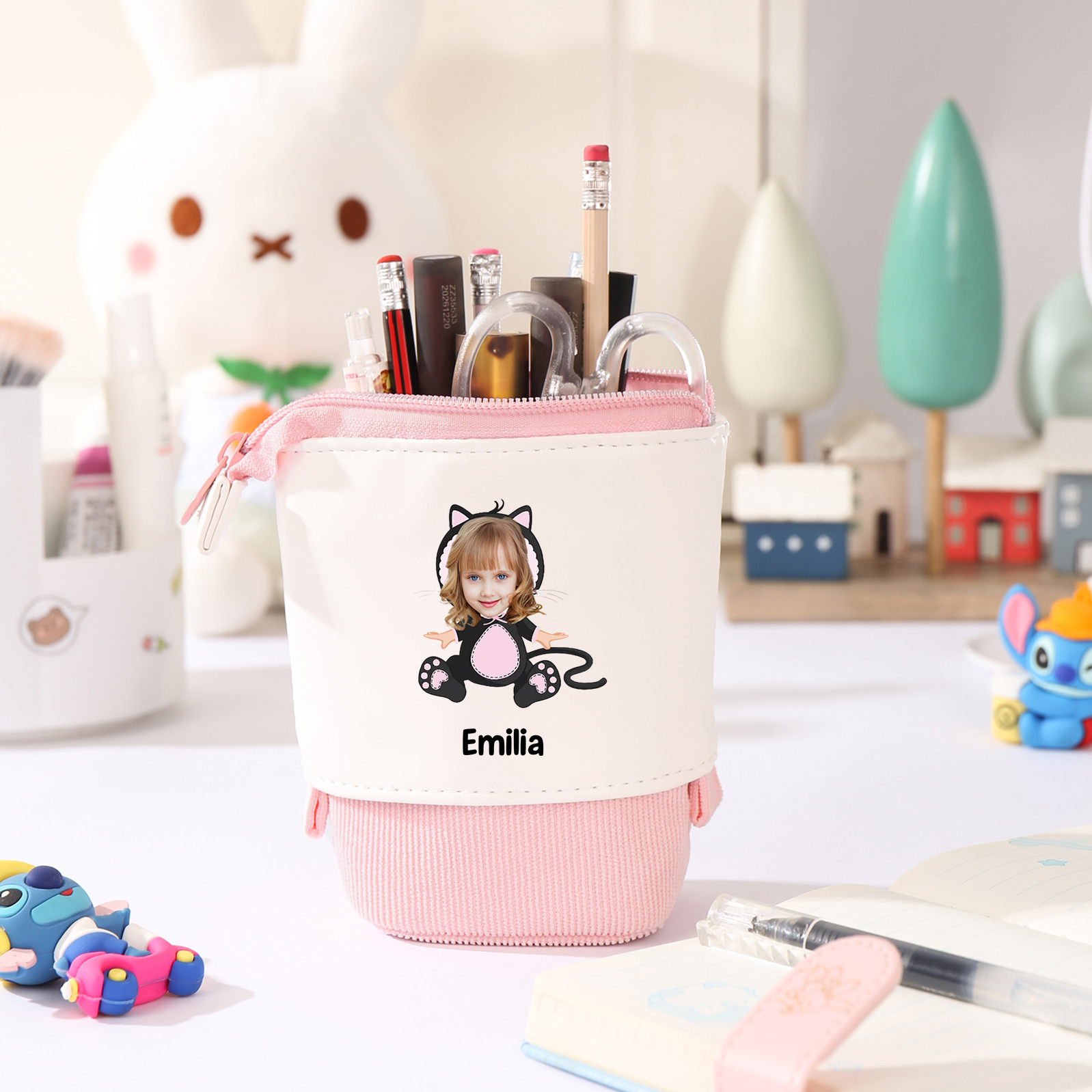 [Copy]Personalised Pencil Case with Custom Name and Initial – Kids’ Gift, Multiple Colours | Jessemade