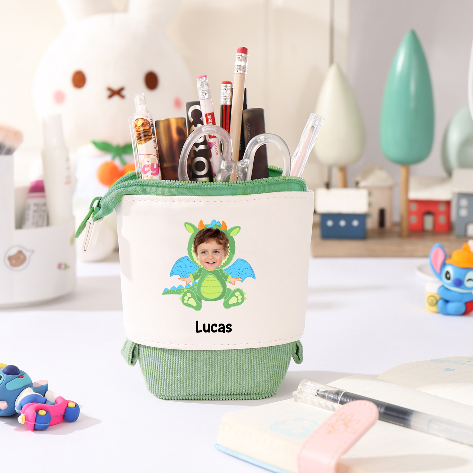 [Copy]Personalised Pencil Case with Custom Name and Initial – Kids’ Gift, Multiple Colours | Jessemade