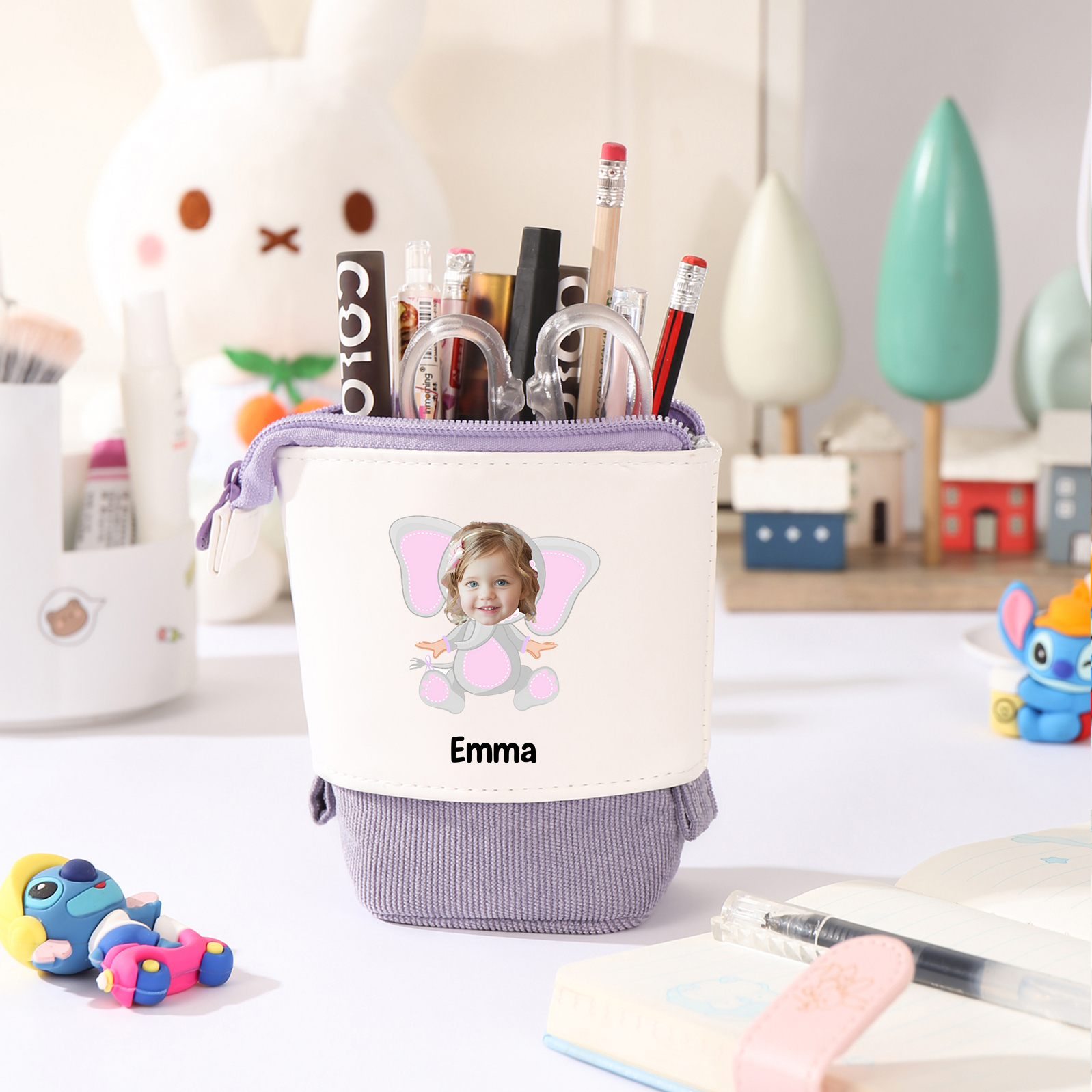 [Copy]Personalised Pencil Case with Custom Name and Initial – Kids’ Gift, Multiple Colours | Jessemade