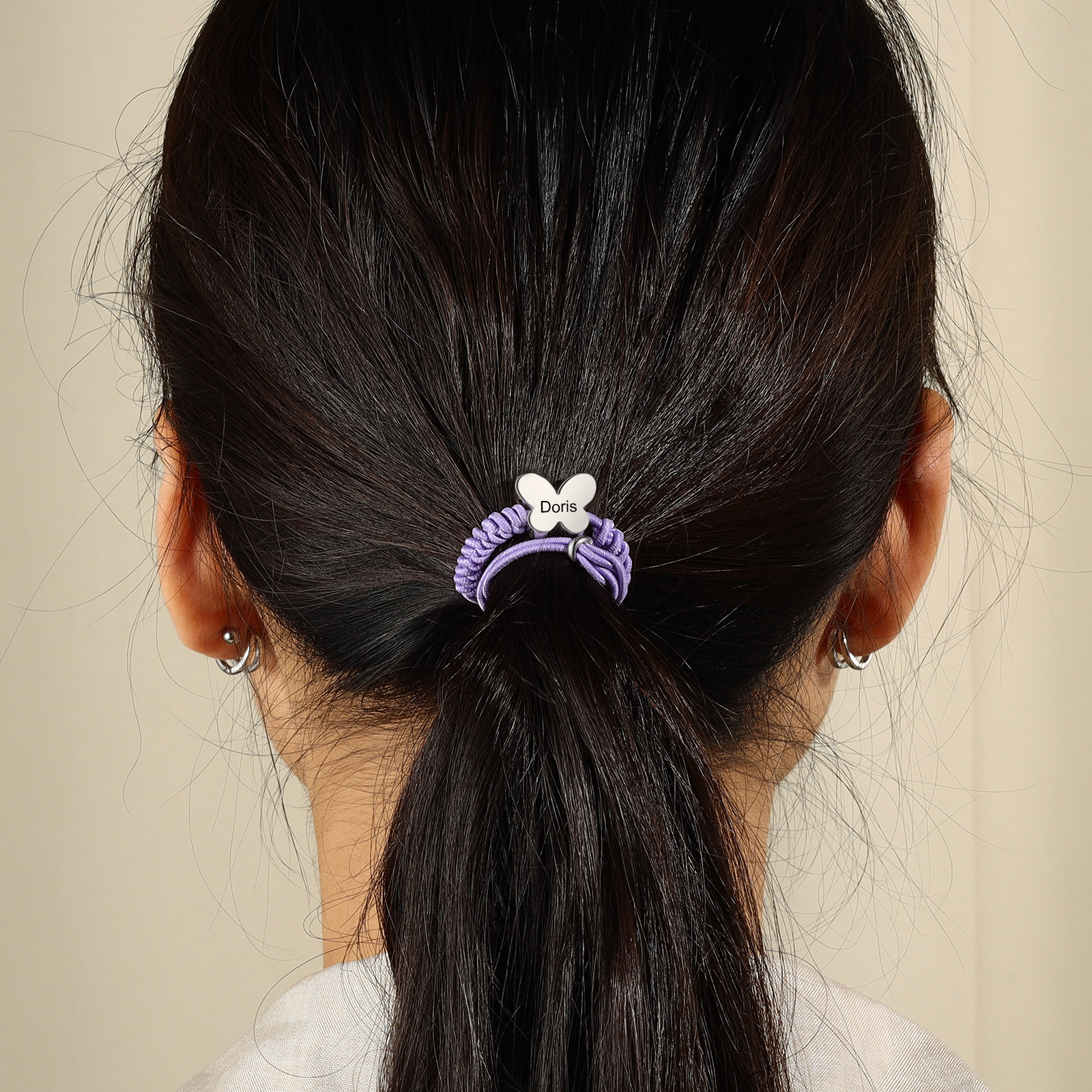 2 Pcs Butterfly Bracelet Set Custom 2 Names Adjustable Bracelets Back to School Gift for Daughter Granddaughter-Jessemade AU