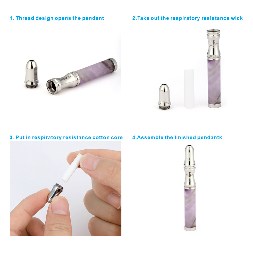 Natural Stone Anti-Stress Breathing Necklace