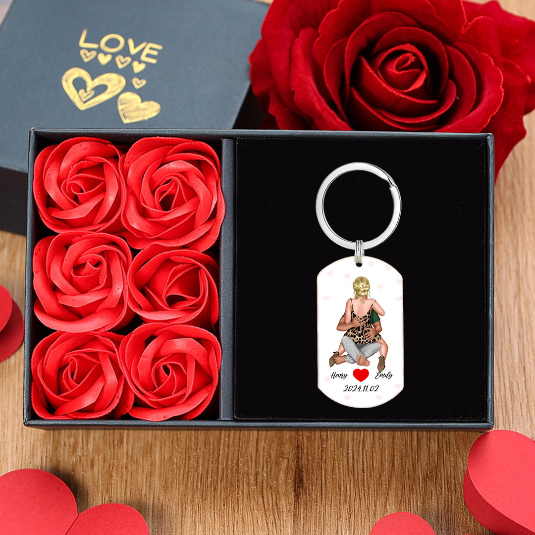 You Have My Heart And My Ass Personalised Keychain Valentine Gift For Couple