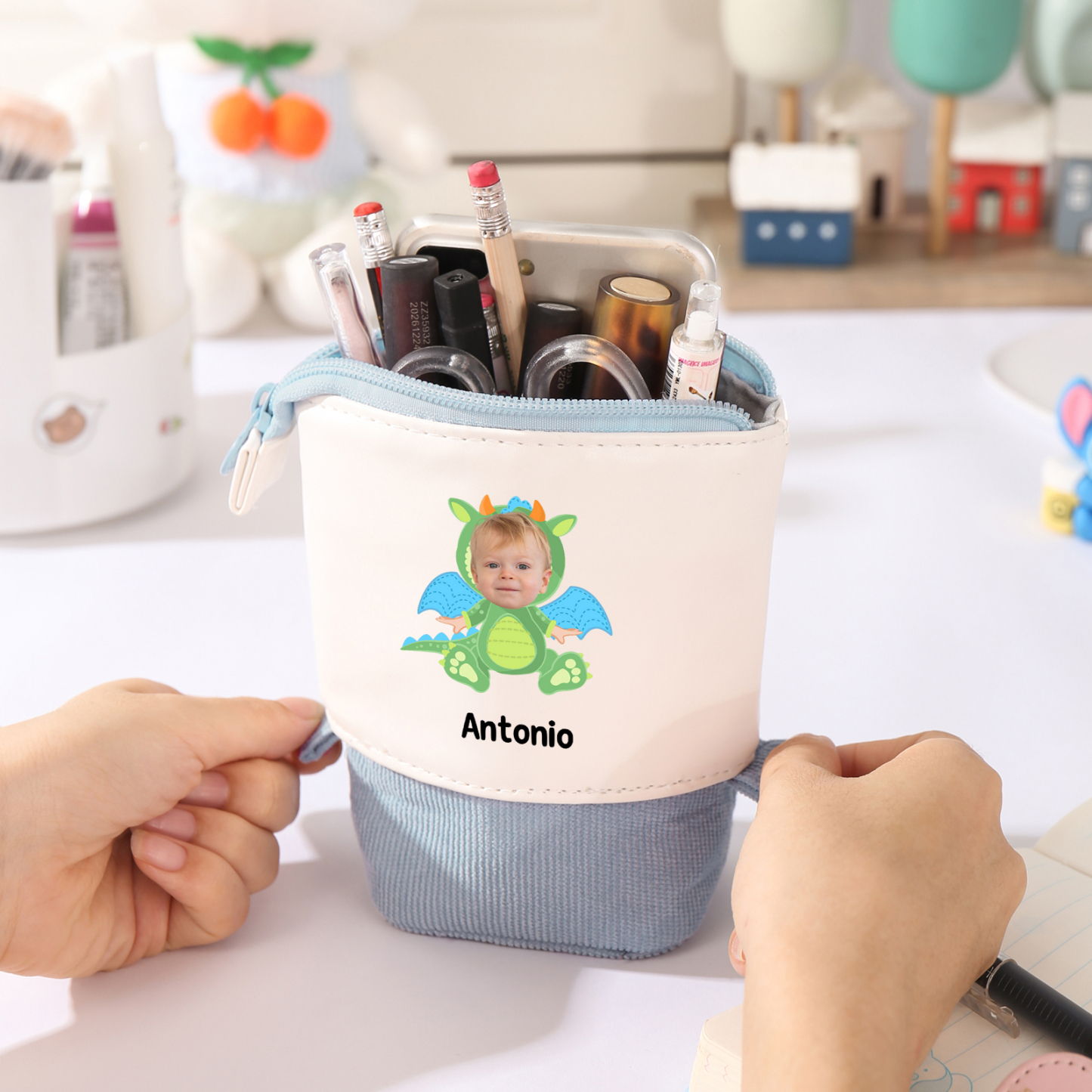 [Copy]Personalised Pencil Case with Custom Name and Initial – Kids’ Gift, Multiple Colours | Jessemade