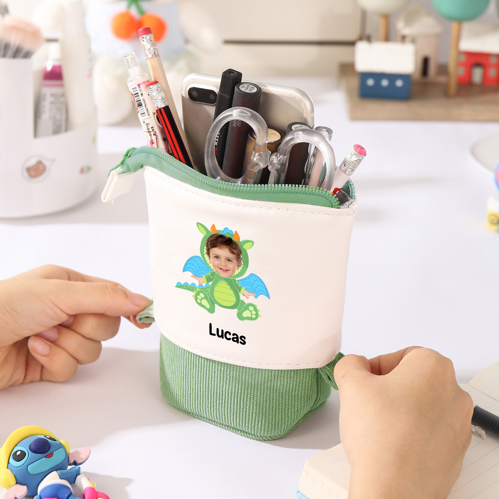 [Copy]Personalised Pencil Case with Custom Name and Initial – Kids’ Gift, Multiple Colours | Jessemade