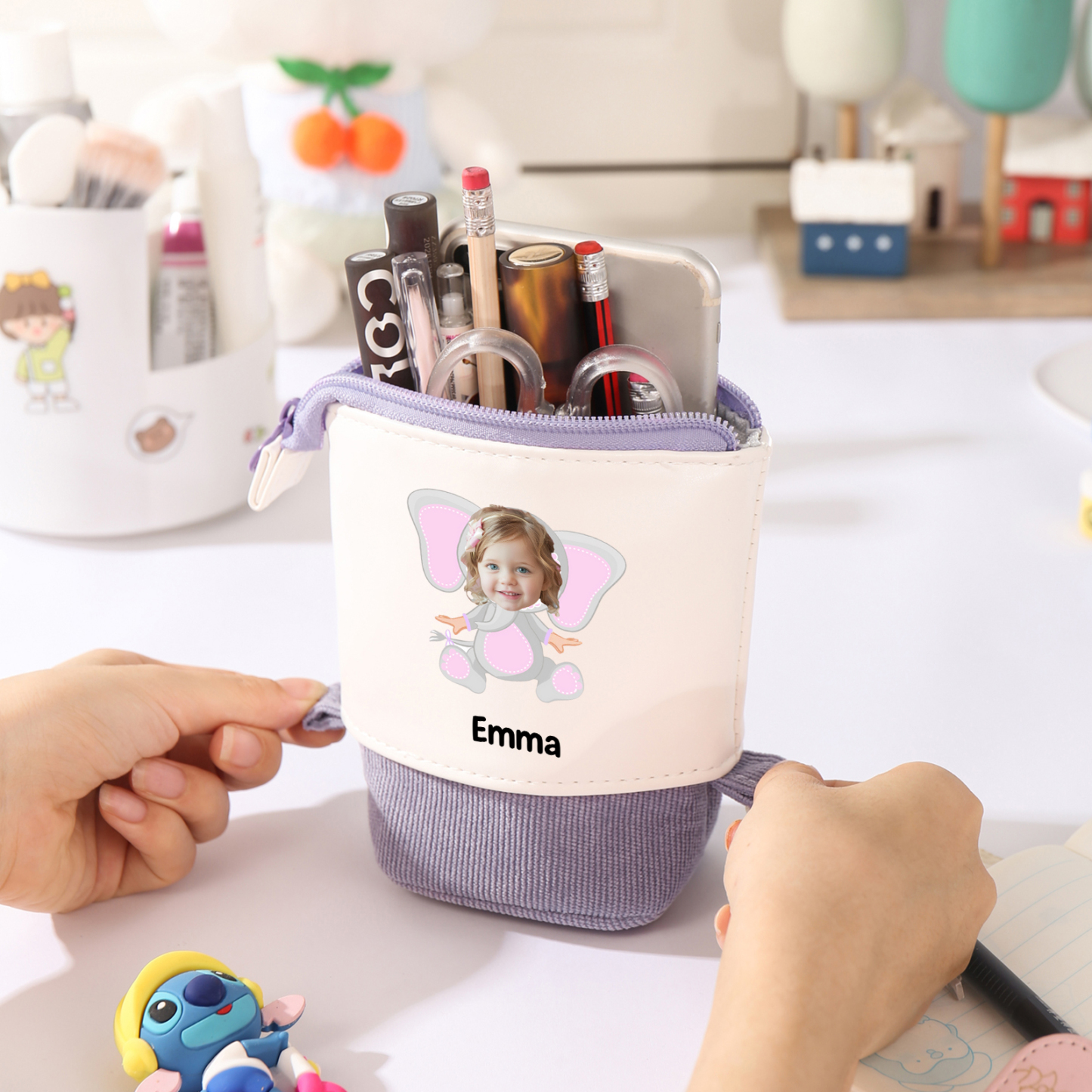 [Copy]Personalised Pencil Case with Custom Name and Initial – Kids’ Gift, Multiple Colours | Jessemade