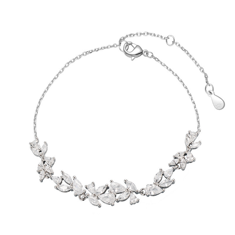 Women's Bracelet Silver Adjustable Bracelet Gift for Her-Jessemade AU