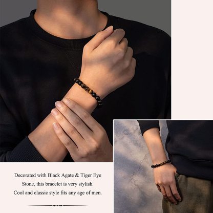 To Dad I Love You Cross Bracelet Beads Warp Bracelet-Jessemade AU