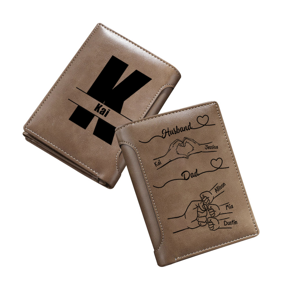 Personalised Men's Wallet Gift Valentine Gift For Him