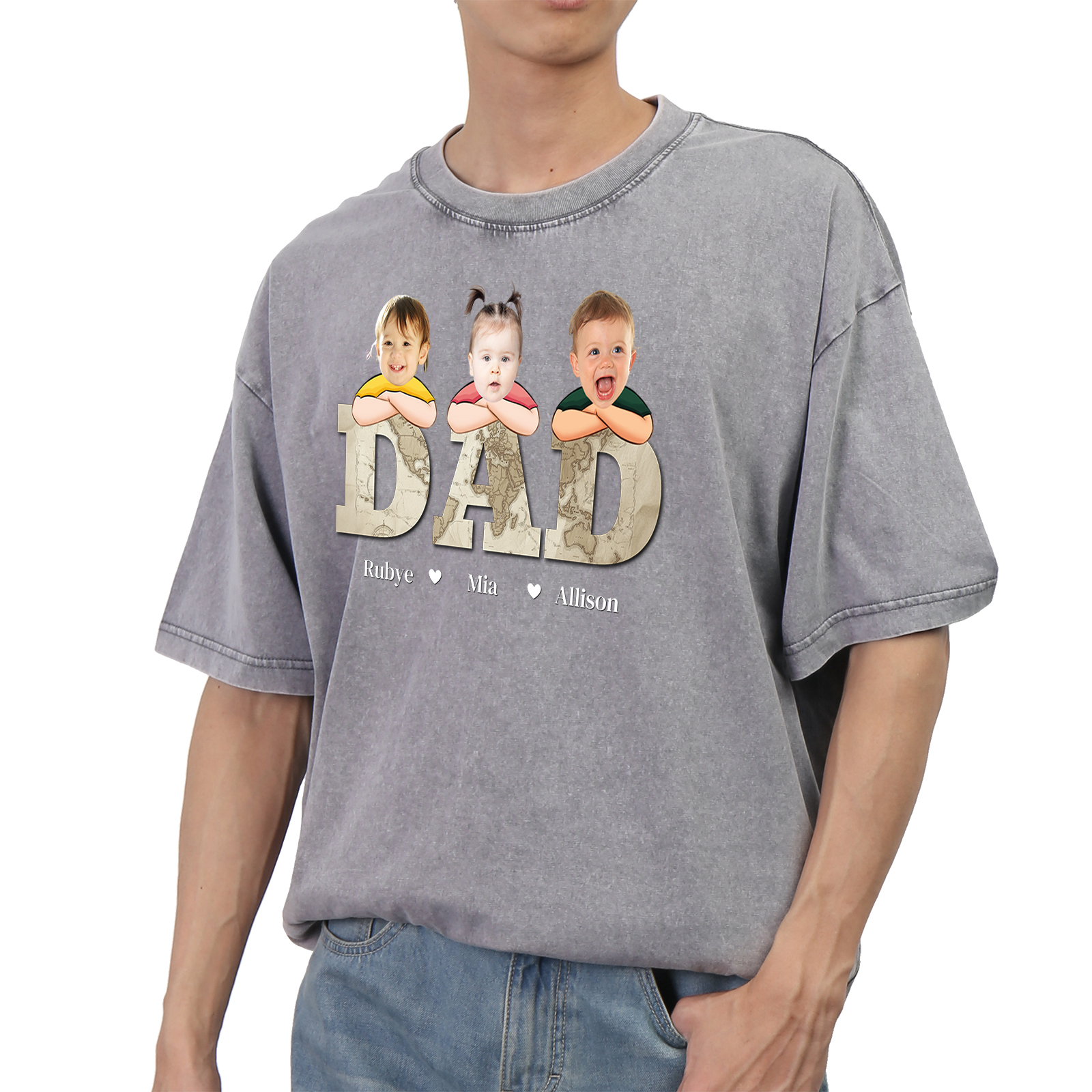Personalised Dad T-Shirt - Custom Father's Day Gift | Jessemade