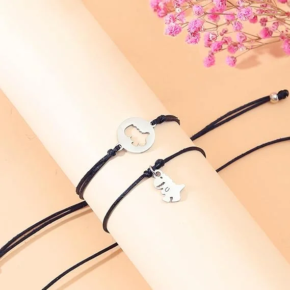 Personalised Date & Name & Dinosaur Pattern Gift Set Custom Enamel Mug & Pencil Case & Bracelets Gift Set Back-to-School Gifts for Kids