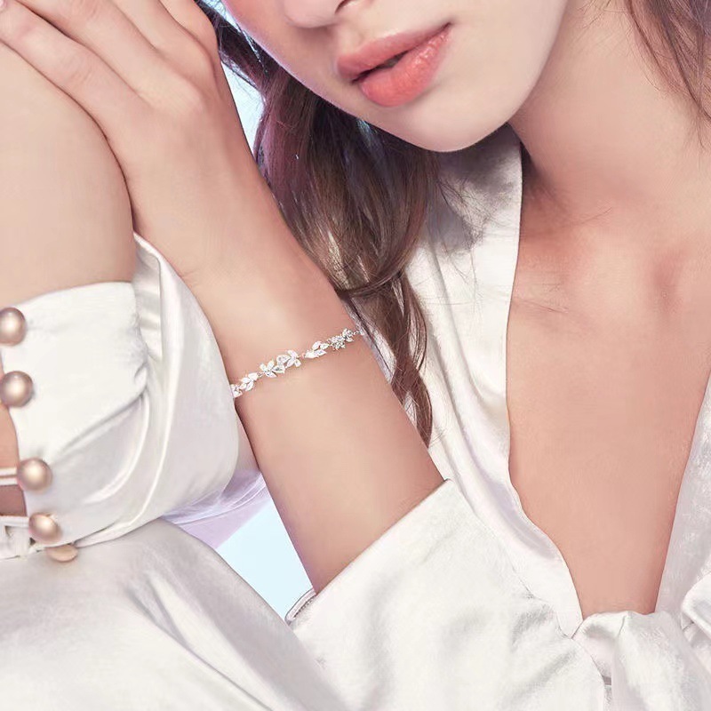 Women's Bracelet Silver Adjustable Bracelet Gift for Her-Jessemade AU