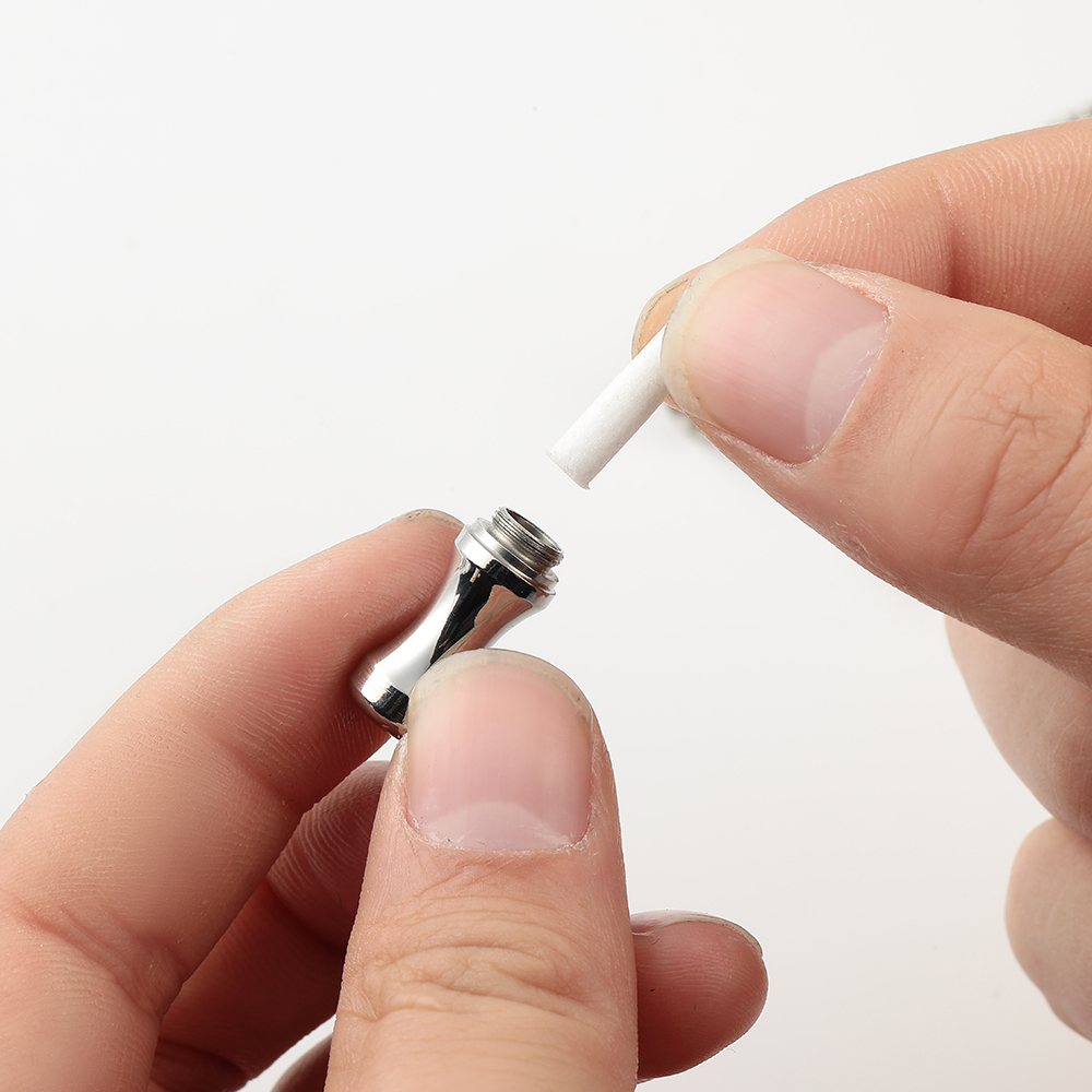 Tiger’s Eye Stone Breathing Necklace, Steel Accents