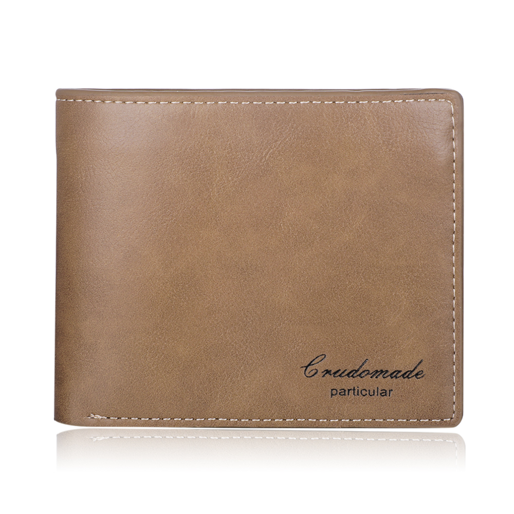 Personalised Men's Wallet Custom Photo & Text Brown Billfold Wallet Gift for Grandpa