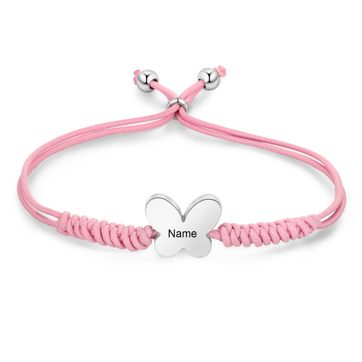 Butterfly Adjustable Bracelet Custom Name Bracelet Gift for Daughter Granddaughter - Your Wings Always Exist, All You Have To Do Is Fly-Jessemade AU