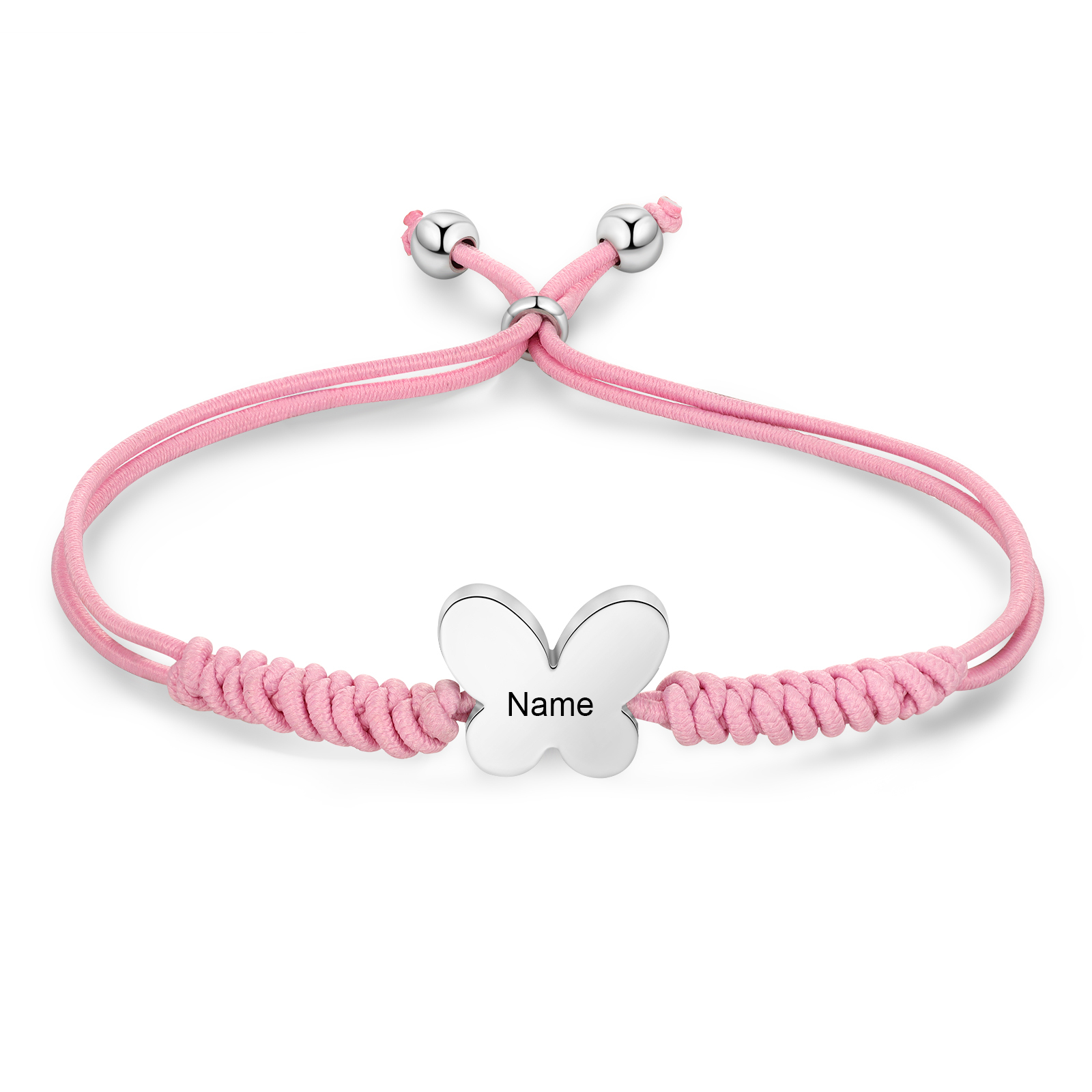 Butterfly Adjustable Bracelet Custom Name Bracelet Gift for Daughter Granddaughter - Your Wings Always Exist, All You Have To Do Is Fly-Jessemade AU