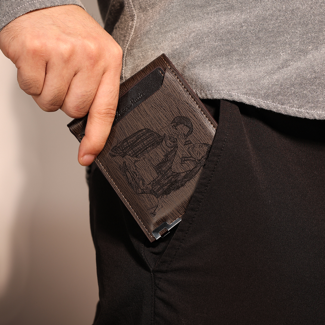Personalised Men Wallet Custom Photo & Text Billfold Wallet Gift for Grandpa-Jessemade AU