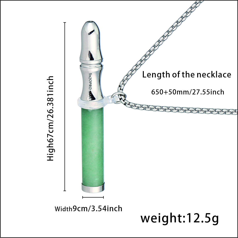 Natural Stone Anti-Stress Breathing Necklace