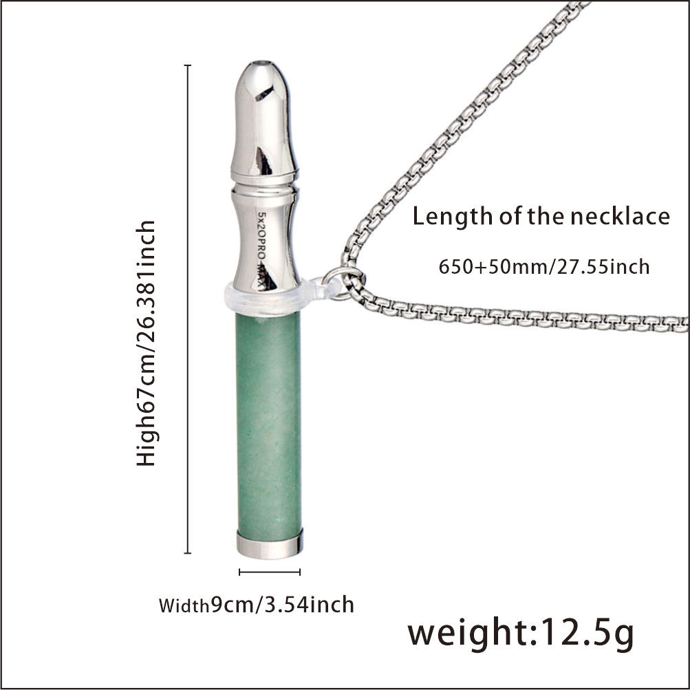 Natural Stone Anti-Stress Breathing Necklace