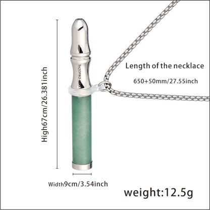 Natural Stone Anti-Stress Breathing Necklace