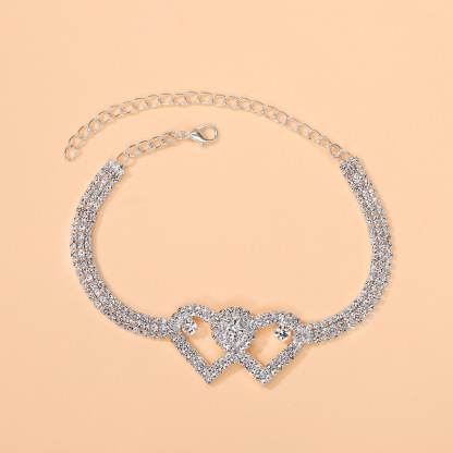 Women's Anklet Heart-Shaped Adjustable Anklet Gift for Her-Jessemade AU