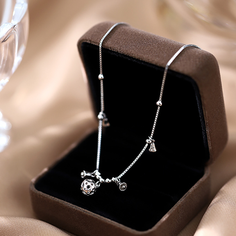 Elegant Silver & Gold Charm Anklet – Dainty Anklet for Women – Gift Jewellery for Her | Jessemade