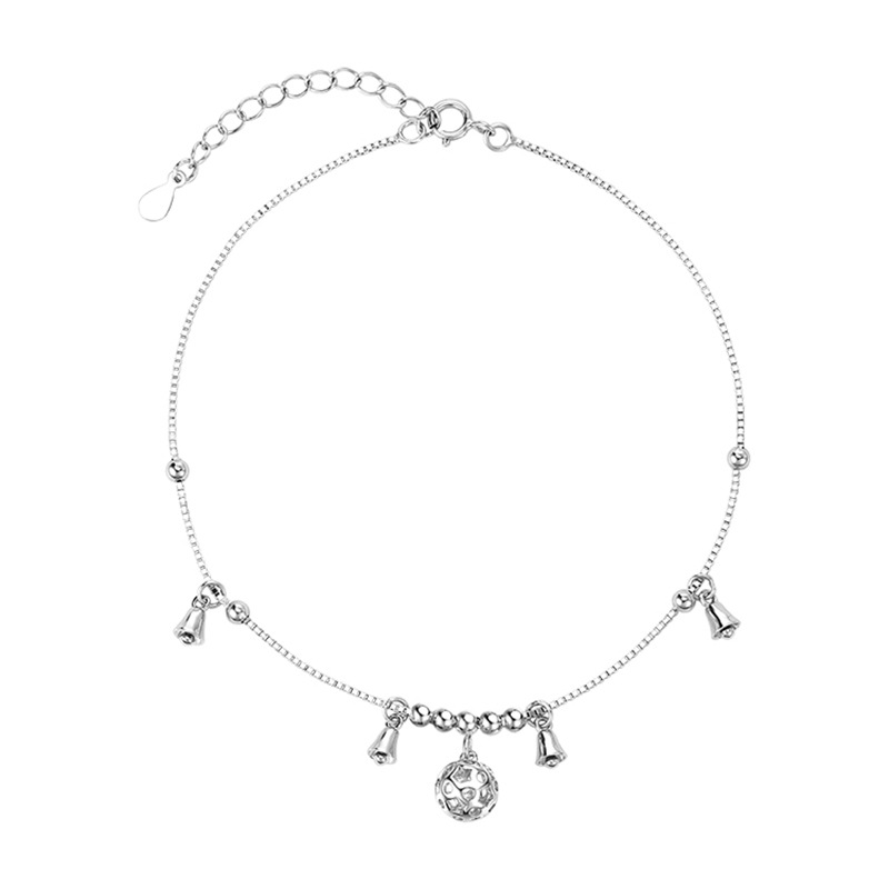 Elegant Silver & Gold Charm Anklet – Dainty Anklet for Women – Gift Jewellery for Her | Jessemade