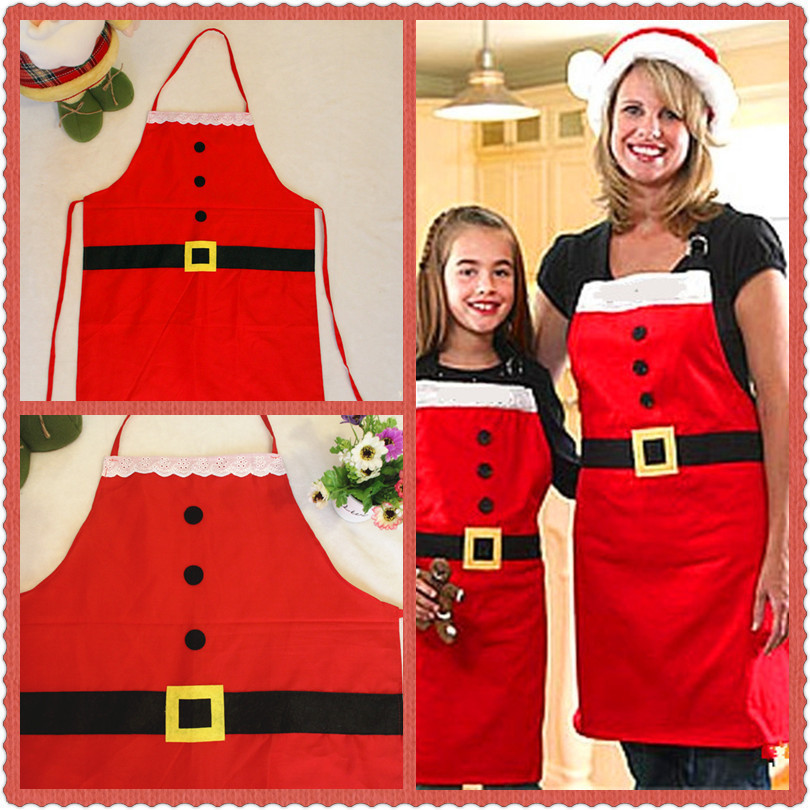 Starsouce Christmas Santa Claus Apron Funny Kitchen Cooking Grilling Chef Apron Kids