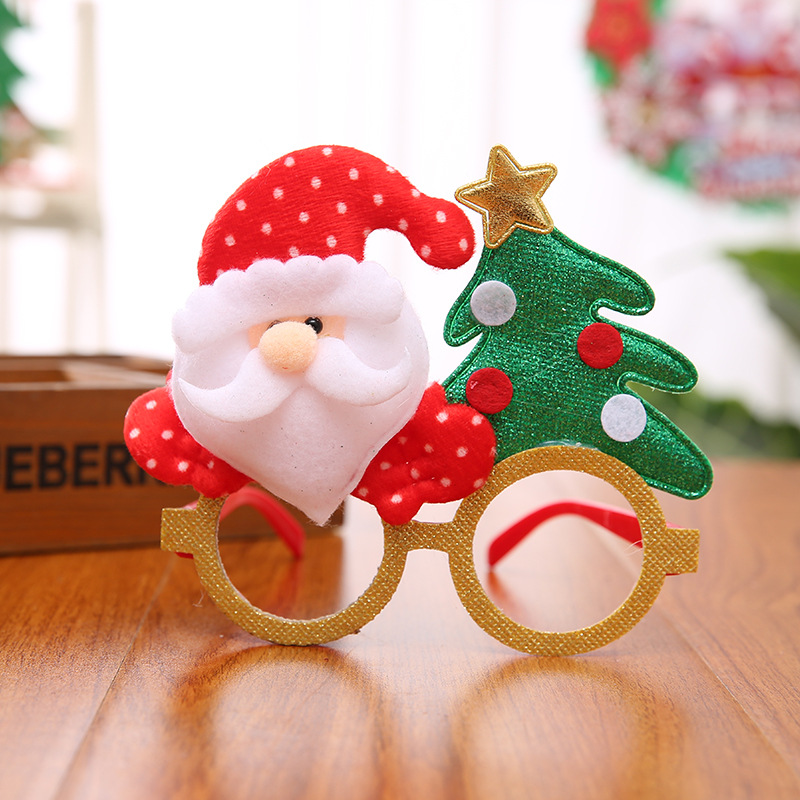 Festive Christmas Cartoon Glasses for Kids Fun Holiday Accessory for Family Gatherings