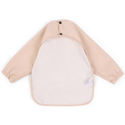 Personalised Baby Bibs Waterproof PU Feeding Bibs with Long Sleeves Large Pocket Gift for Her