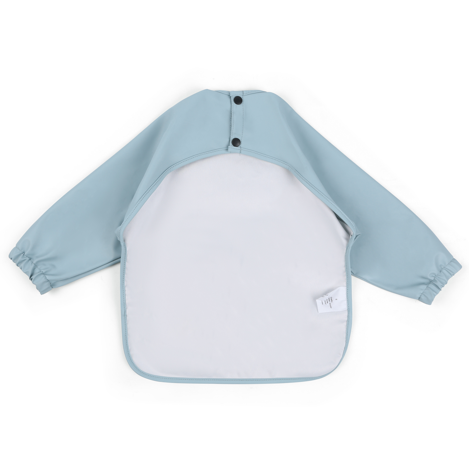 Personalised Baby Bibs Waterproof PU Feeding Bibs with Long Sleeves Large Pocket Gift for Her