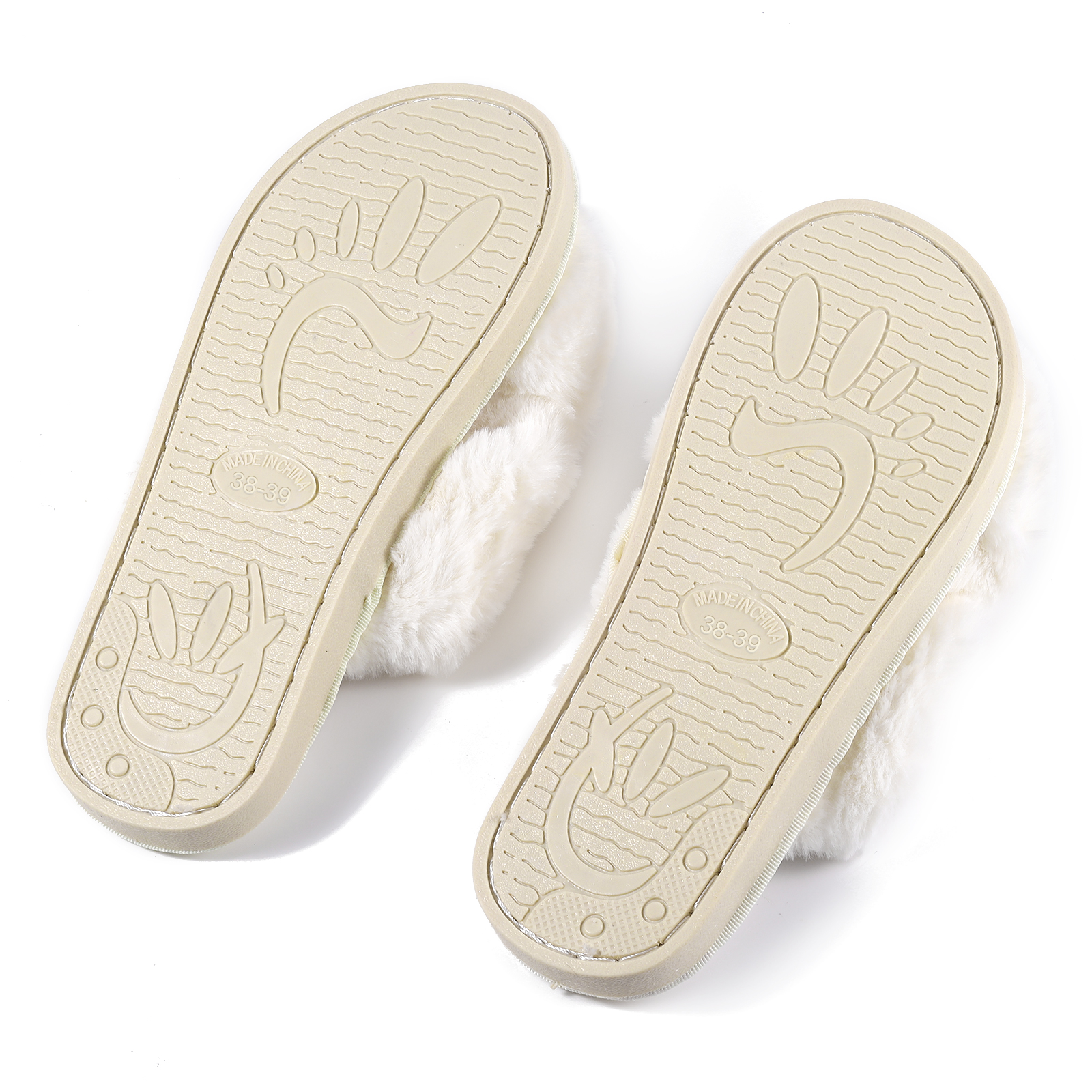 Personalised Soft House Slippers Custom Name Fluffy Slippers Gift for Her