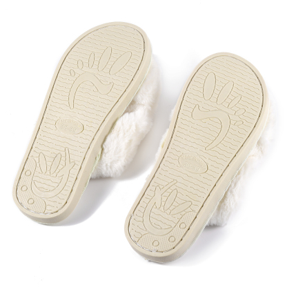 Personalised Soft House Slippers Custom Name Fluffy Slippers Gift for Her