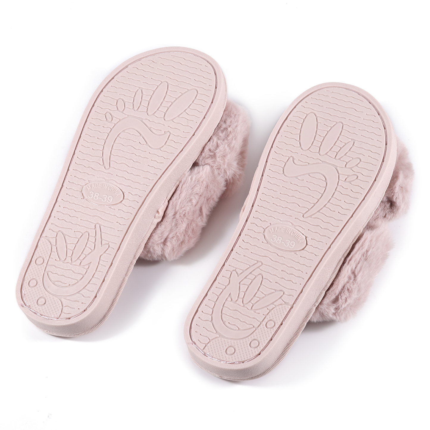 Personalised Soft House Slippers Custom Name Fluffy Slippers Gift for Her