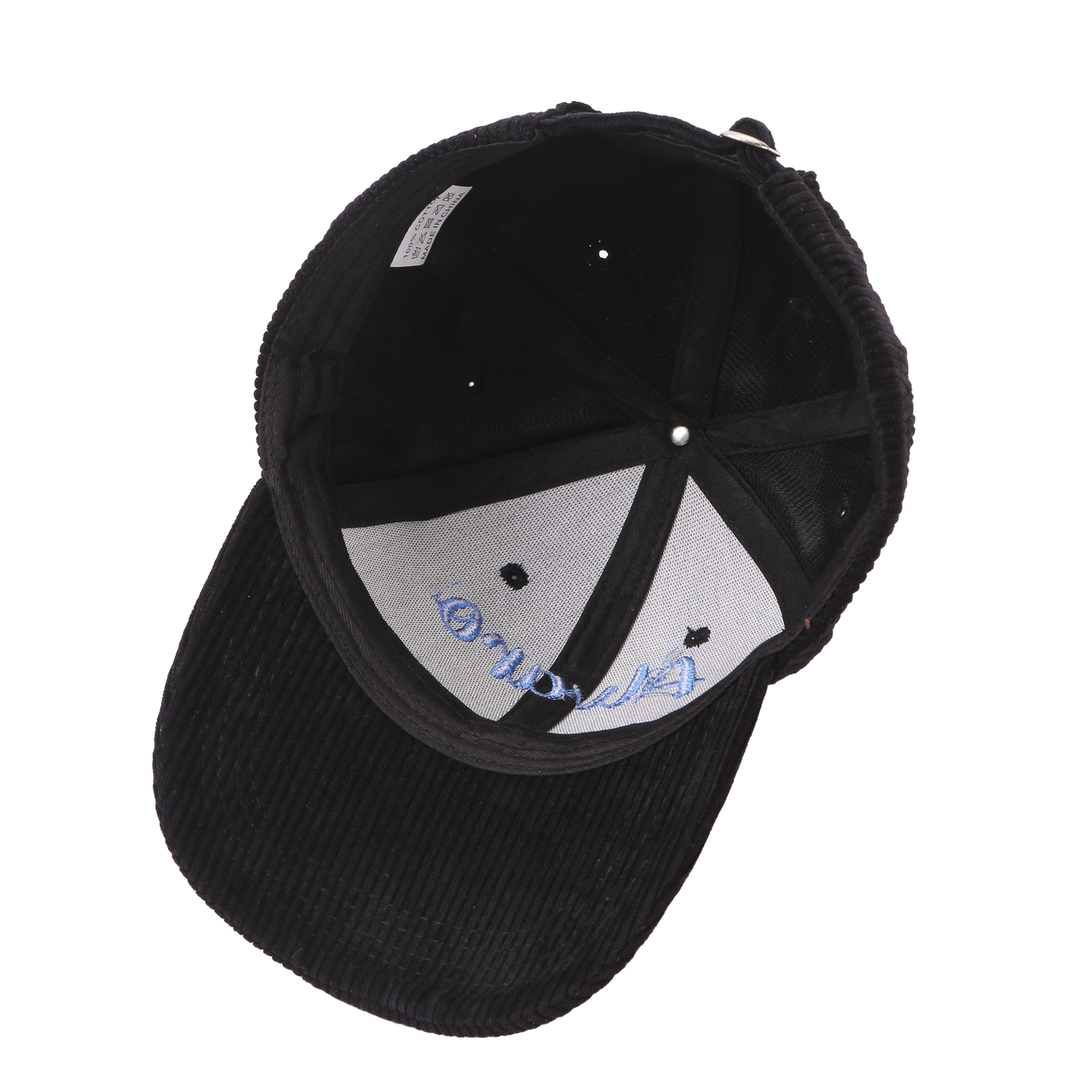 Personlized Ball Caps Autumn And Winter Embroidery Name Academic Men Women Baseball Hats Cotton Corduroy Fashion Warm Versatile Retro Street