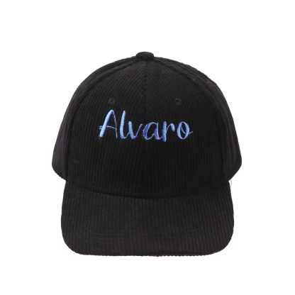 Personlized Ball Caps Autumn And Winter Embroidery Name Academic Men Women Baseball Hats Cotton Corduroy Fashion Warm Versatile Retro Street