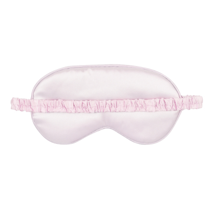 Personalised Light Pink Silk Sleep Mask Elegant Custom Name Eye Mask Six Colour Gift for Her
