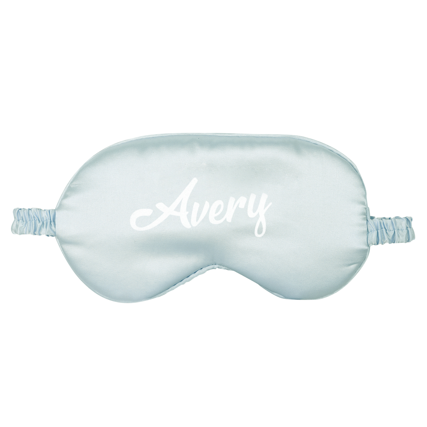 Personalised Light Pink Silk Sleep Mask Elegant Custom Name Eye Mask Six Colour Gift for Her