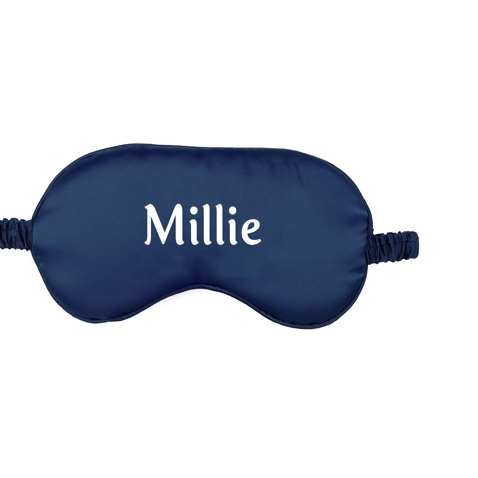 Personalised Light Pink Silk Sleep Mask Elegant Custom Name Eye Mask Six Colour Gift for Her