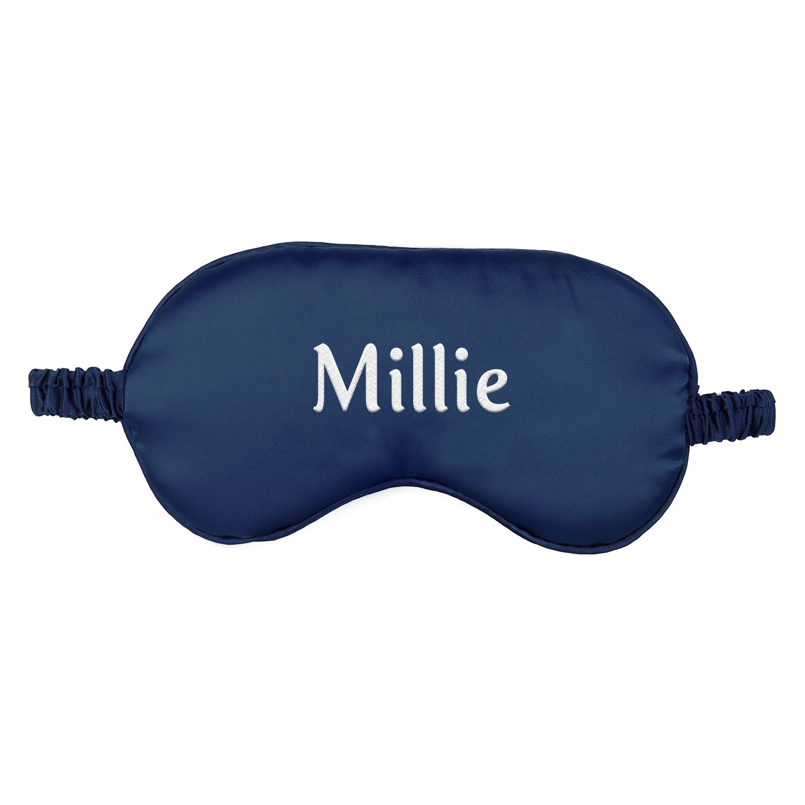 Personalised Light Pink Silk Sleep Mask Elegant Custom Name Eye Mask Six Colour Gift for Her
