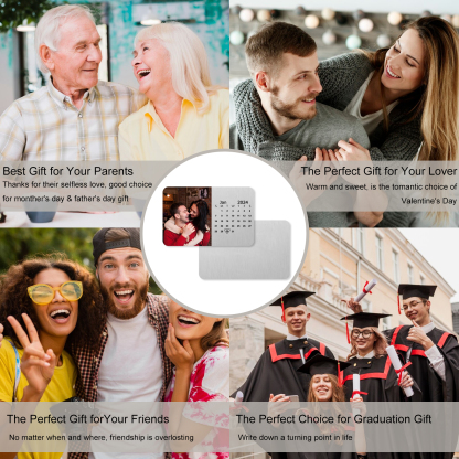 Personalised Wallet Card Cherish Every mument Valentines Day Gift for Him