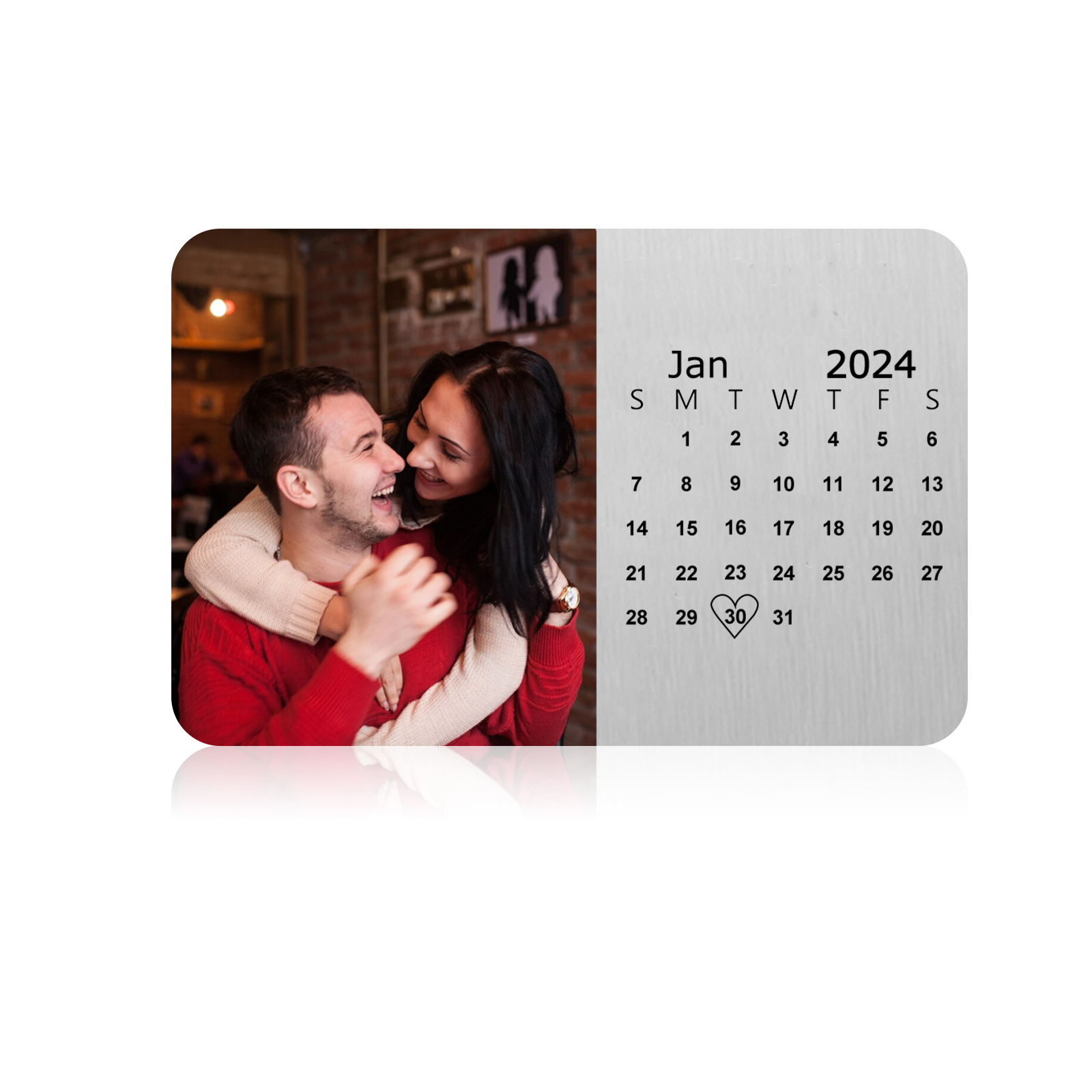 Personalised Wallet Card Cherish Every mument Valentines Day Gift for Him