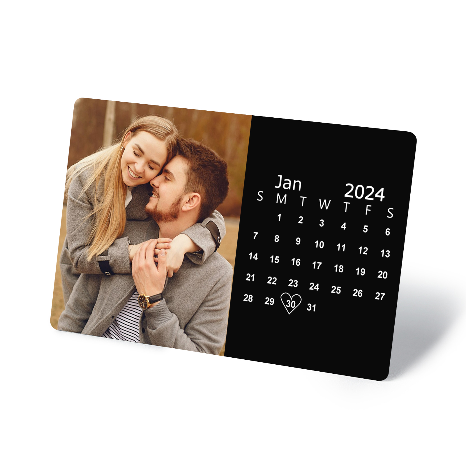 Personalised Wallet Card Cherish Every mument Valentines Day Gift for Him