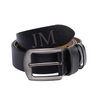 Personalised Man’s Belt Custom 2 Letters Hidden Message Gift for Him | Jessemade