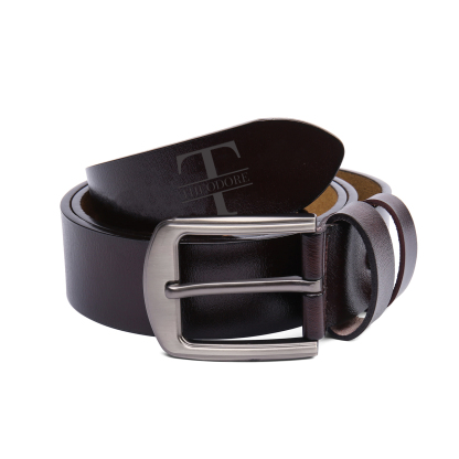 Personalised Men's Belt Custom Engraved Leather Belt with Names Thoughtful Gift for Dad | Jessemade