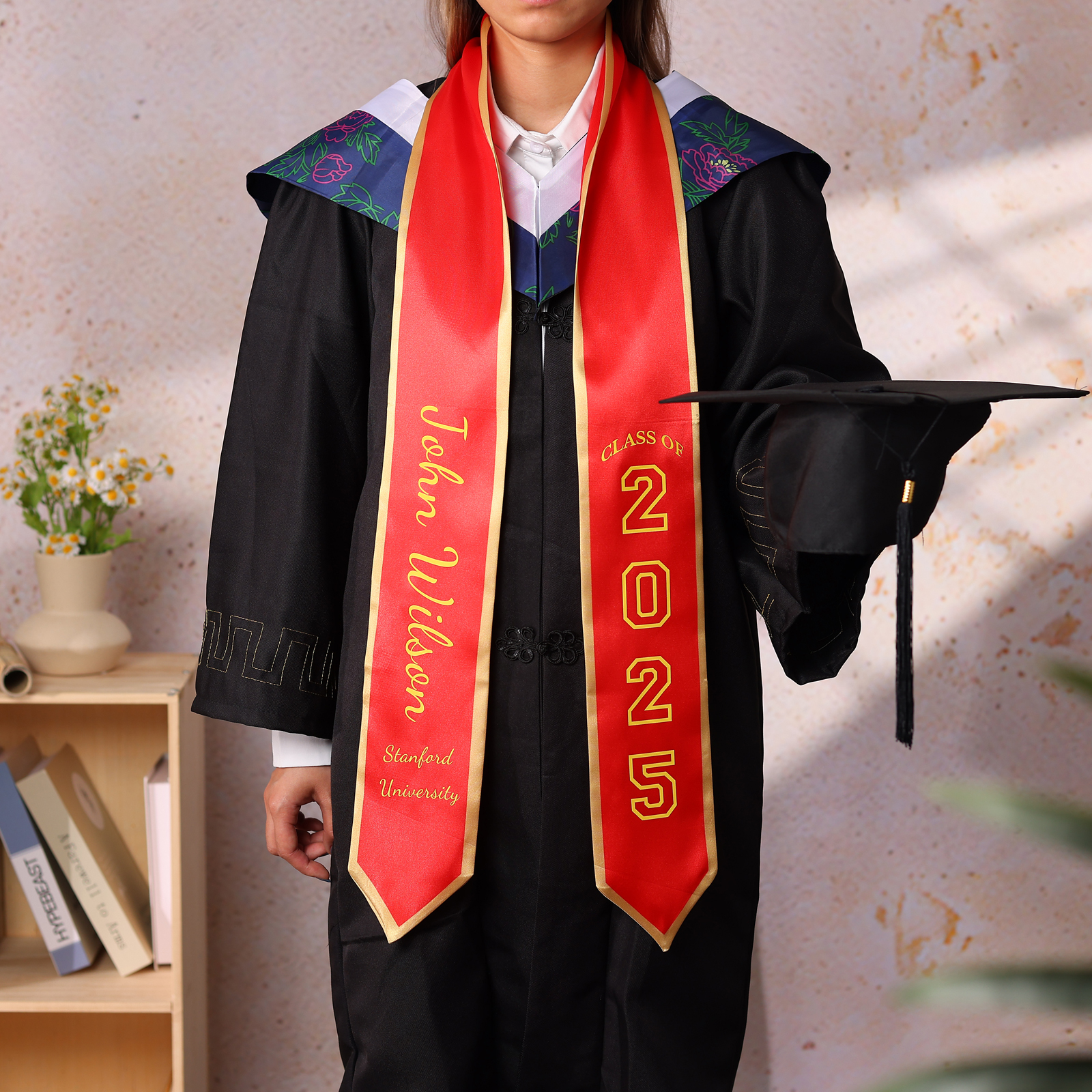 Personalised Graduation Ribbon – Custom Name, Year & Text for Graduates | Jessemade