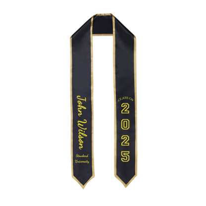 Personalised Graduation Ribbon – Custom Name, Year & Text for Graduates | Jessemade