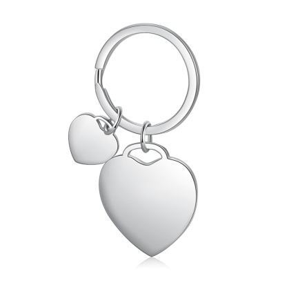 Personalized Photo Keychain Custom Romantic Gift for Him and Her